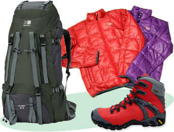 登山・トレッキングの三種の神器