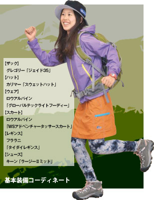 基本装備コーディネート
